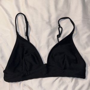 Adjustable Black Triangle Bikini